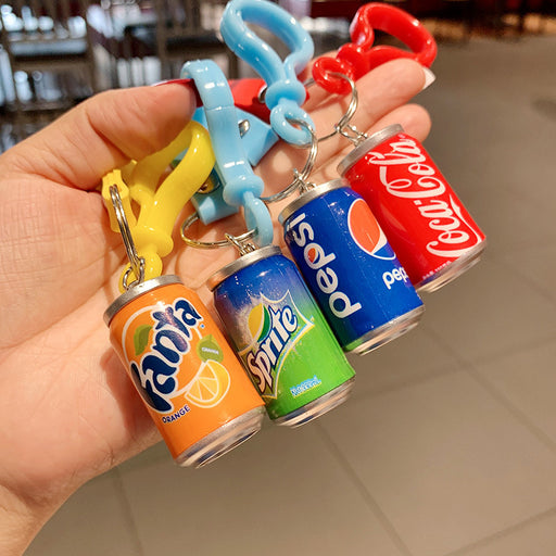 Jewelry WholesaleWholesale Simulation Drink Model PVC Cartoon Keychain MOQ≥2 JDC-KC-MMei001 Keychains 曼玫 %variant_option1% %variant_option2% %variant_option3%  Factory Price JoyasDeChina Joyas De China