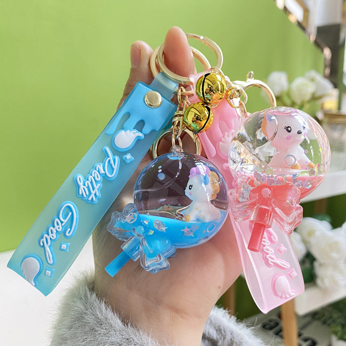 Jewelry WholesaleWholesale acrylic into oil cartoon keychain JDC-KC-Woan004 Keychains 沃安 %variant_option1% %variant_option2% %variant_option3%  Factory Price JoyasDeChina Joyas De China