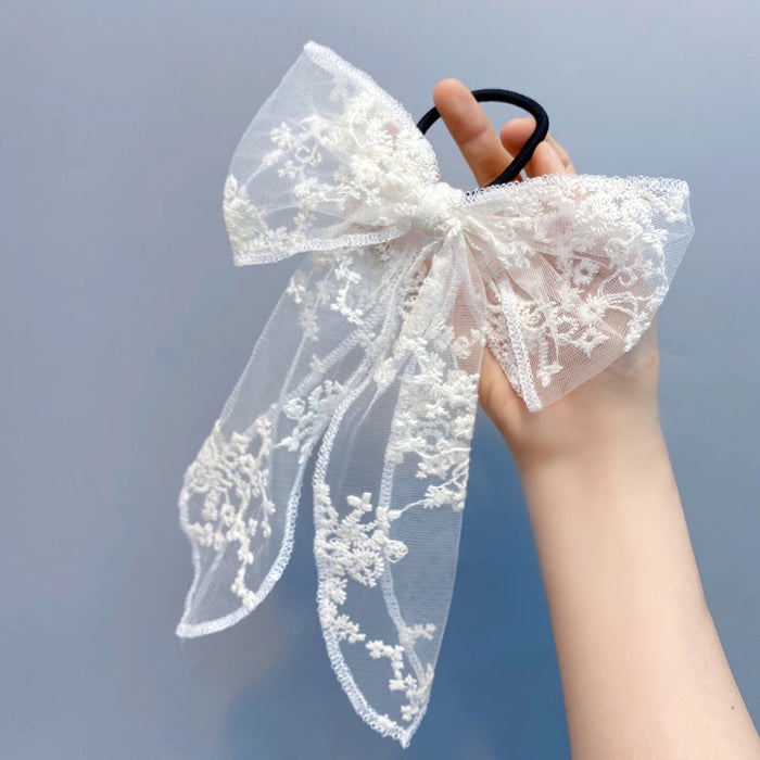 Jewelry WholesaleWholesale lace bow solid Hair Scrunchies JDC-HS-PX003 Hair Scrunchies 品熊 %variant_option1% %variant_option2% %variant_option3%  Factory Price JoyasDeChina Joyas De China