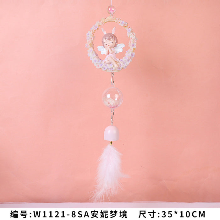 Wholesale Dream Catcher Cute Glowing Cartoon Little Lucky Wind Chime MOQ≥2 JDC-DC-Shangs001