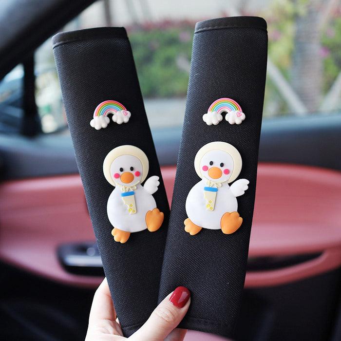 Wholesale Car Seat Belt Shoulder Guard Ice Silk Cute Cartoon MOQ≥2 JDC-CA-YueRan001