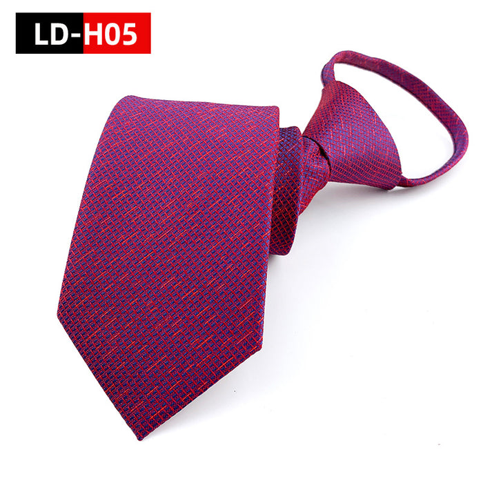 Wholesale Polyester Silk Zipper Tie JDC-TIE-YonF007