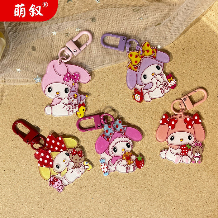 Wholesale keychain acrylic cartoon car bag pendant  (S) JDC-KC-GSXM096