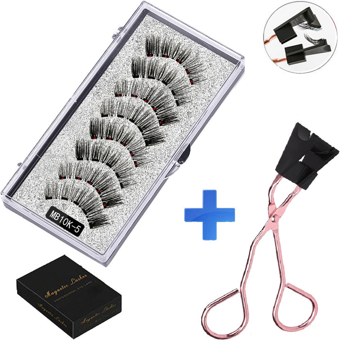 Wholesale eyelashes man-made fiber magnetic false eyelashes MOQ≥3 JDC-EY-YSM002