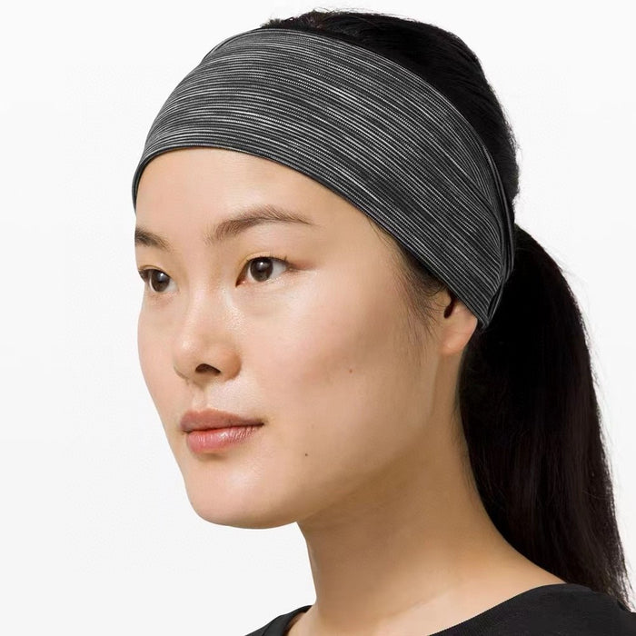 Wholesale Headband Fabric Women Sports Sweat Absorbing Double Sided Headband (F) JDC-HD-GTP001