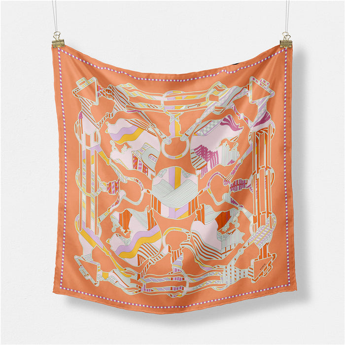 Jewelry WholesaleWholesale Twill Digital Printing Small Square Scarf MOQ≥2 JDC-SS-TuYou004 Silk Scarf 图优 %variant_option1% %variant_option2% %variant_option3%  Factory Price JoyasDeChina Joyas De China