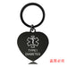 Jewelry WholesaleWholesale Medical Life Star Black Gift Keychain JDC-KC-GangGu041 Keychains 钢古 %variant_option1% %variant_option2% %variant_option3%  Factory Price JoyasDeChina Joyas De China