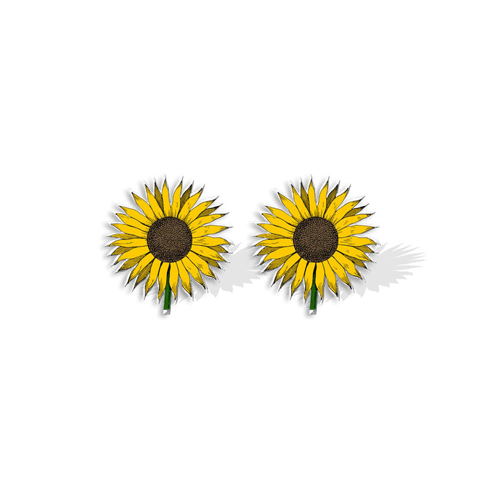 Wholesale Earring Resin Cute Flower Earring MOQ≥2 JDC-ES-XiangL027