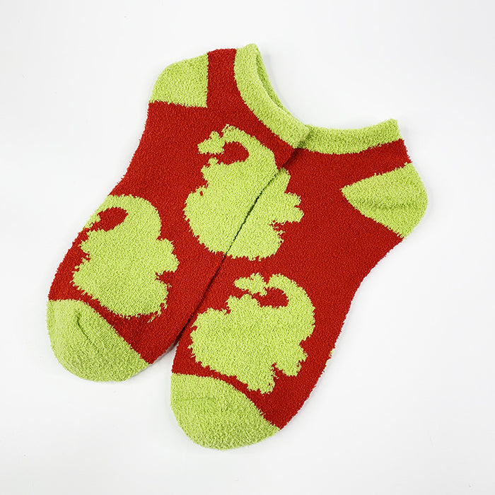 Wholesale Sock Coral Fleece Couple Double Sided Fleece Socks Thickened Christmas (M) JDC-SK-YiYan031