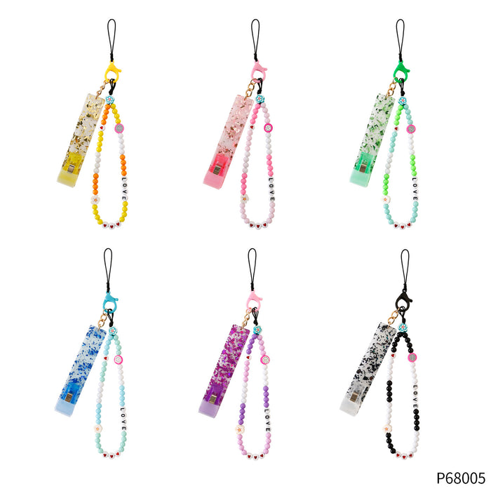 Jewelry WholesaleWholesale Plastic Acrylic Card Picker Mobile Phone Chain Keychain MOQ≥2 JDC-KC-JM025 Keychains 杰米 %variant_option1% %variant_option2% %variant_option3%  Factory Price JoyasDeChina Joyas De China