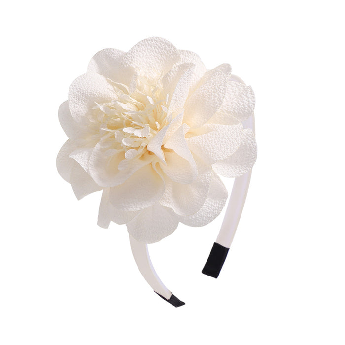 Jewelry WholesaleWholesale large handmade Chiffon Flower Headband JDC-HD-YL009 Headband 雅伦 %variant_option1% %variant_option2% %variant_option3%  Factory Price JoyasDeChina Joyas De China