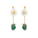 Jewelry WholesaleWholesale Natural Crystal Stone Rice Bead Flower Earrings MOQ≥2 JDC-ES-JM007 Earrings 杰米 %variant_option1% %variant_option2% %variant_option3%  Factory Price JoyasDeChina Joyas De China