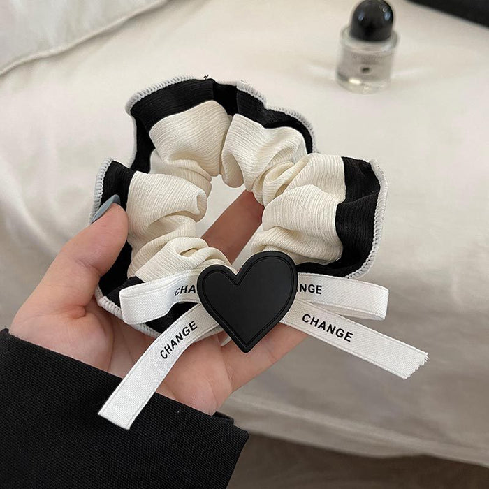 Jewelry WholesaleWholesale bow love colon circle JDC-HS-GSHX064 Hair Scrunchies 恒曦 %variant_option1% %variant_option2% %variant_option3%  Factory Price JoyasDeChina Joyas De China