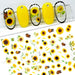 Jewelry WholesaleWholesale Sunflower Nail Stickers MOQ≥3 JDC-NS-SuoT001 Nail Stickers 索彤 %variant_option1% %variant_option2% %variant_option3%  Factory Price JoyasDeChina Joyas De China