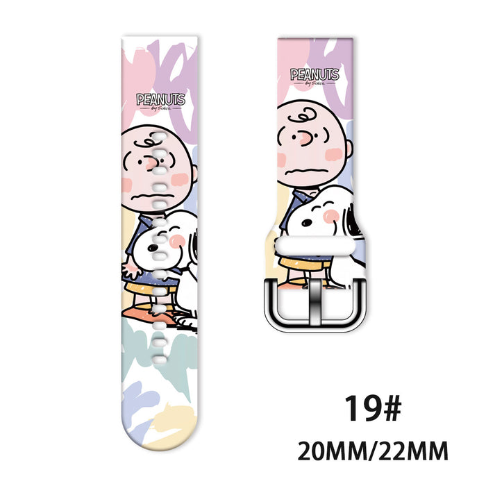 Wholesale Printed Tpu Watch Strap Wrist Strap JDC-WD-NuoQi051