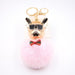 Jewelry WholesaleWholesale French Bulldog Alloy Faux Hair PVC Hairball Pom Pom  Keychain JDC-KC-Zuge017 Keychains 祖格 %variant_option1% %variant_option2% %variant_option3%  Factory Price JoyasDeChina Joyas De China