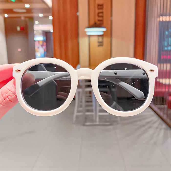 Jewelry WholesaleWholesale children's round frame skeleton sunglasses JDC-SG-HengX008 Sunglasses 恒曦 %variant_option1% %variant_option2% %variant_option3%  Factory Price JoyasDeChina Joyas De China