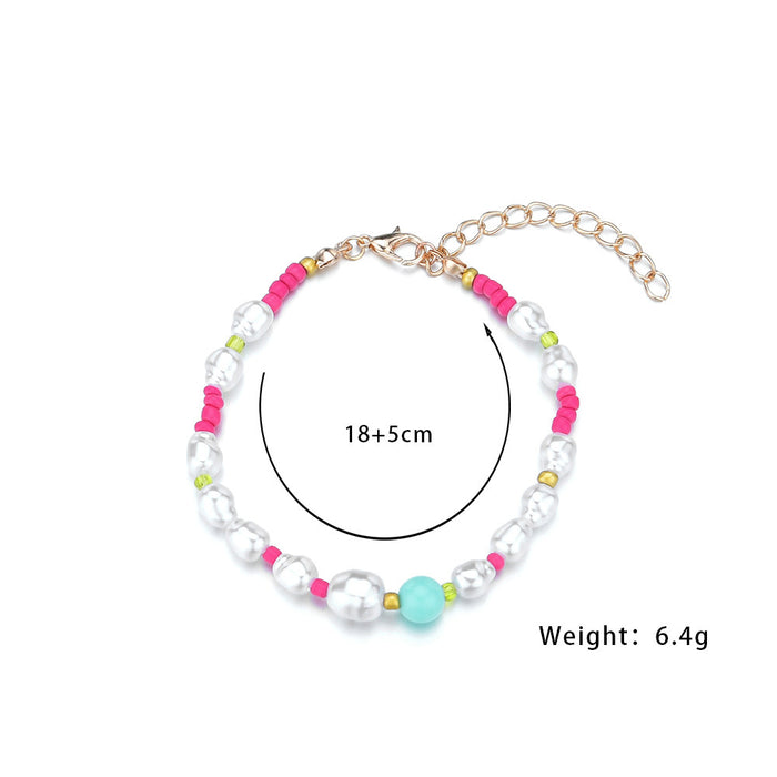 Jewelry WholesaleWholesale color rice bead pearl alloy bracelet JDC-BT-XYing002 Bracelet 欣滢 %variant_option1% %variant_option2% %variant_option3%  Factory Price JoyasDeChina Joyas De China