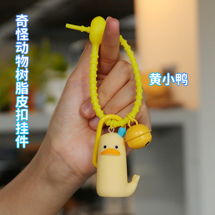 Wholesale Keychain Resin Cartoon Cute Animals JDC-KC-XTang014