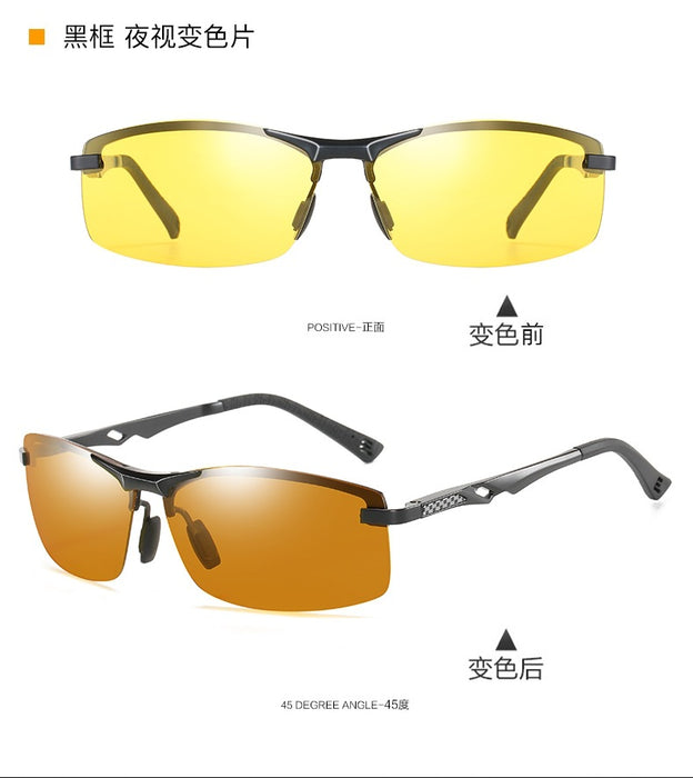 Wholesale polarized photochromic aluminum magnesium sunglasses JDC-SG-JunL004