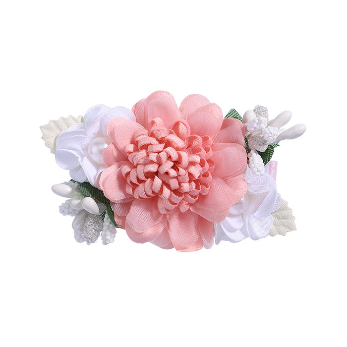 Jewelry WholesaleWholesale children's simulated flower Hair Clips JDC-HC-YL071 Hair Clips 雅伦 %variant_option1% %variant_option2% %variant_option3%  Factory Price JoyasDeChina Joyas De China