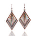 Jewelry WholesaleWholesale vintage teardrop shaped hand-woven Miyuki rice beads series earrings JDC-ES-HH004 Earrings 汉虹 %variant_option1% %variant_option2% %variant_option3%  Factory Price JoyasDeChina Joyas De China