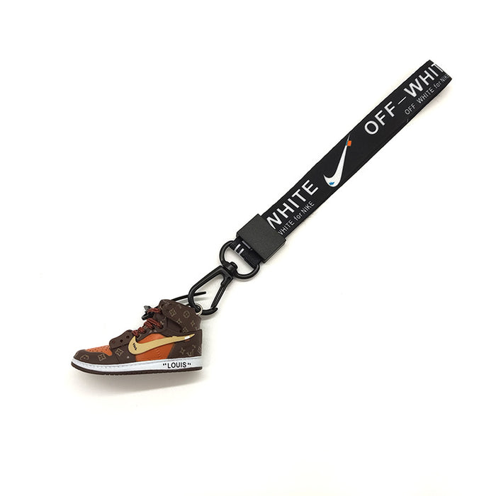 Wholesale Vinyl Sneakers Lanyard Keychain (F) JDC-KC-YTai006