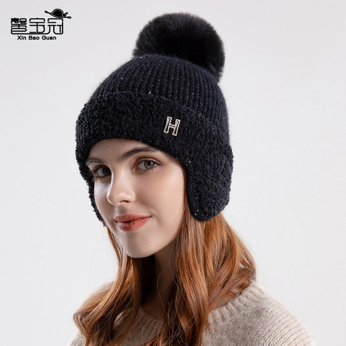 Wholesale Hat Polyester Fleece Winter Warm Ear Protector Head Cap MOQ≥2 JDC-FH-BG016