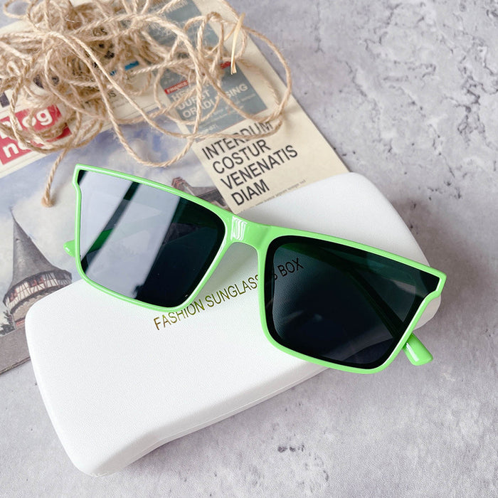 Wholesale square frame sunglasses same style street glasses MOQ≥2 JDC-SG-GuangD017