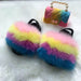 Jewelry WholesaleWholesale EVA Plush Faux Fur Slippers Kids Bag Set JDC-SP-XYu001 Slippers 小宇 %variant_option1% %variant_option2% %variant_option3%  Factory Price JoyasDeChina Joyas De China