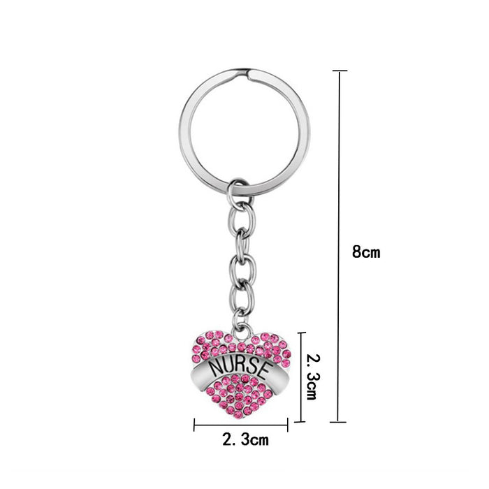 Jewelry WholesaleWholesale Stainless Steel Keychain Alloy Geometric Love Diamonds JDC-KC-JuY002 Keychains 聚耀 %variant_option1% %variant_option2% %variant_option3%  Factory Price JoyasDeChina Joyas De China