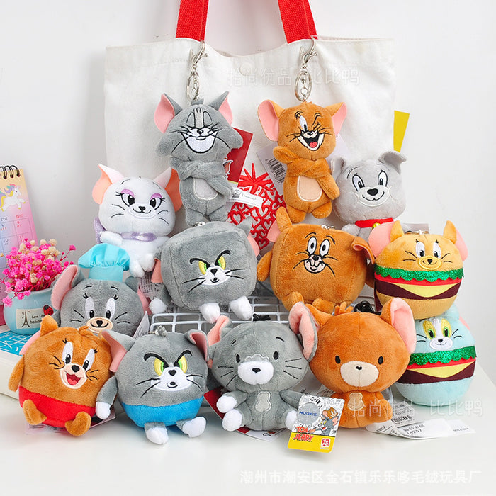 Wholesale school bag pendant tom cat car keychain JDC-KC-LLD002