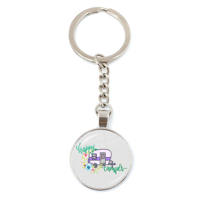 Jewelry WholesaleWholesale keychain good friend happy wild camping pendant JDC-KC-MoS004 Keychains 陌上 %variant_option1% %variant_option2% %variant_option3%  Factory Price JoyasDeChina Joyas De China