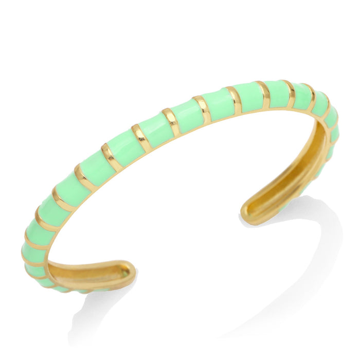 Wholesale Bracelet Copper Plated 18K Gold Enamel Color JDC-PREMAS-BT-022