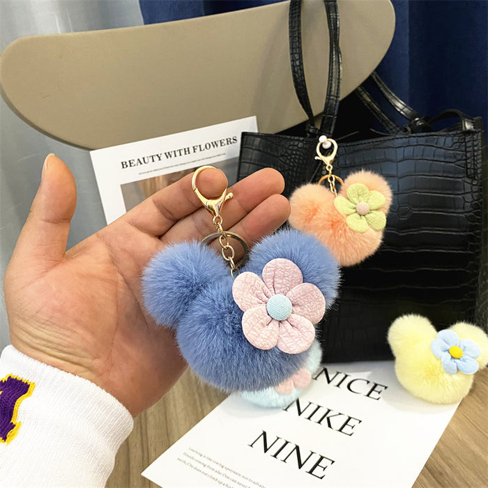 Wholesale Keychain Metal Cute Cartoon Plush Keychain JDC-KC-KaiY006