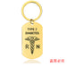 Jewelry WholesaleWholesale Metal Medical Gift Keychain JDC-KC-GangGu040 Keychains 钢古 %variant_option1% %variant_option2% %variant_option3%  Factory Price JoyasDeChina Joyas De China