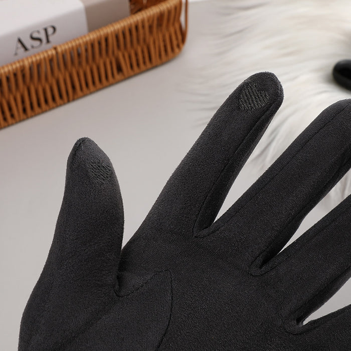 Wholesale Gloves Wool Fleece Warm Cycling Touchscreen JDC-GS-XTian004