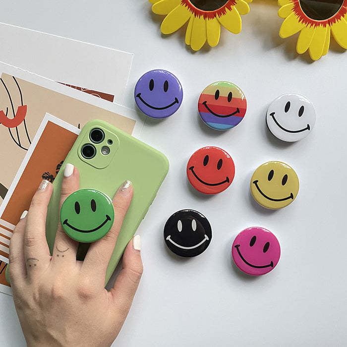 Wholesale Grips Cartoon Smiley Airbag Holder Mobile Phone Holder JDC-PS-Chwei007