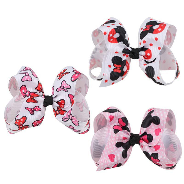 Wholesale Children's Amusement Park Joyful 3 Inch Upturned Butterfly Hair Clip (M) JDC-HC-Danzuo041