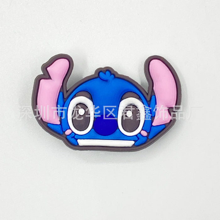 Wholesale Cartoon Croc Charms PVC Soft Rubber Shoe Buckle (M) MOQ≥5 JDC-CS-JunX006