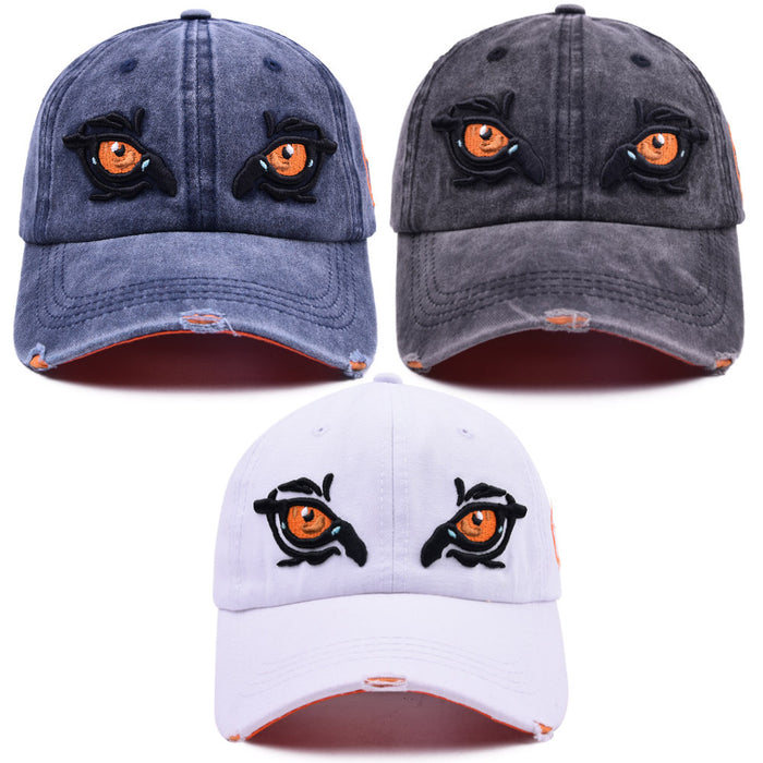 Jewelry WholesaleWholesale Cartoon Hawkeye Embroidered Cotton Baseball Cap MOQ≥2 JDC-FH-WenR006 Fashionhat 温然 %variant_option1% %variant_option2% %variant_option3%  Factory Price JoyasDeChina Joyas De China