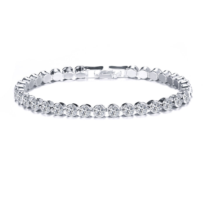 Wholesale full diamond heart diamond roman bracelet JDC-BT-F932