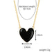 Jewelry WholesaleWholesale Premium Drop Oil Alloy Love Pendant Necklace JDC-NE-GSJY008 Necklaces 嘉溢 %variant_option1% %variant_option2% %variant_option3%  Factory Price JoyasDeChina Joyas De China