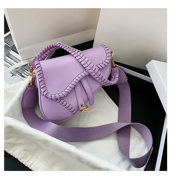 Wholesale Shoulder Bag PU Underarm Saddle Bag Diagonal Cross JDC-SD-Zhengn003