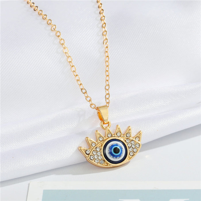 Jewelry WholesaleWholesale Devil's Eye Alloy Necklace MOQ≥3 JDC-NE-Juej005 Necklaces 觉际 %variant_option1% %variant_option2% %variant_option3%  Factory Price JoyasDeChina Joyas De China