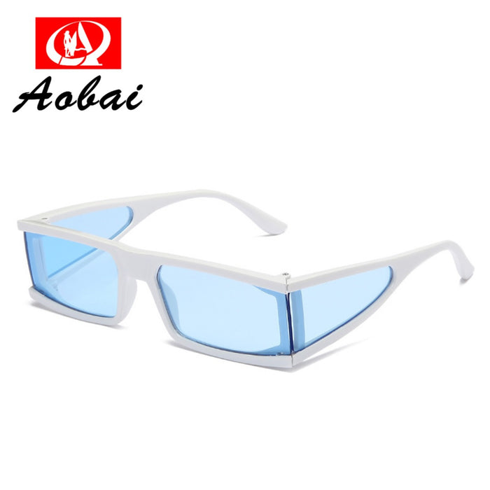 Wholesale Sunglasses PC Square Frame Side Band Frame JDC-SG-AoB005