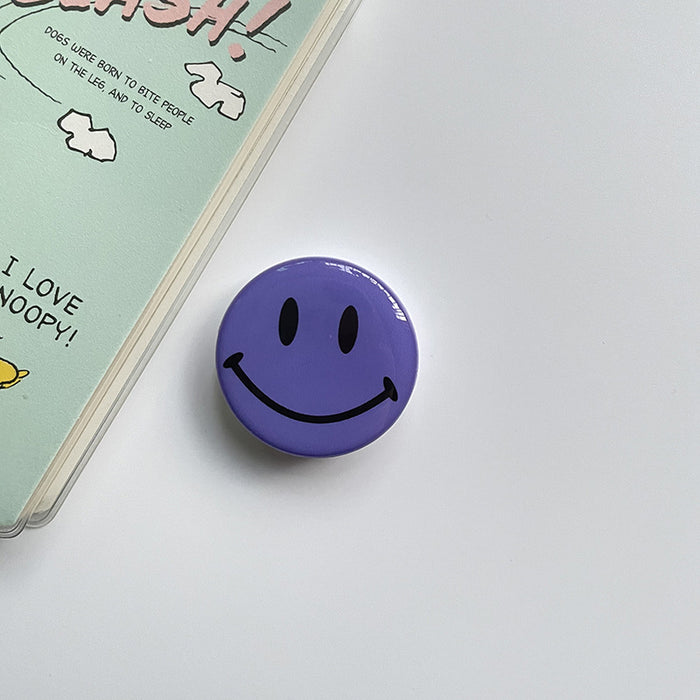 Wholesale Grips Cartoon Smiley Airbag Holder Mobile Phone Holder JDC-PS-Chwei007