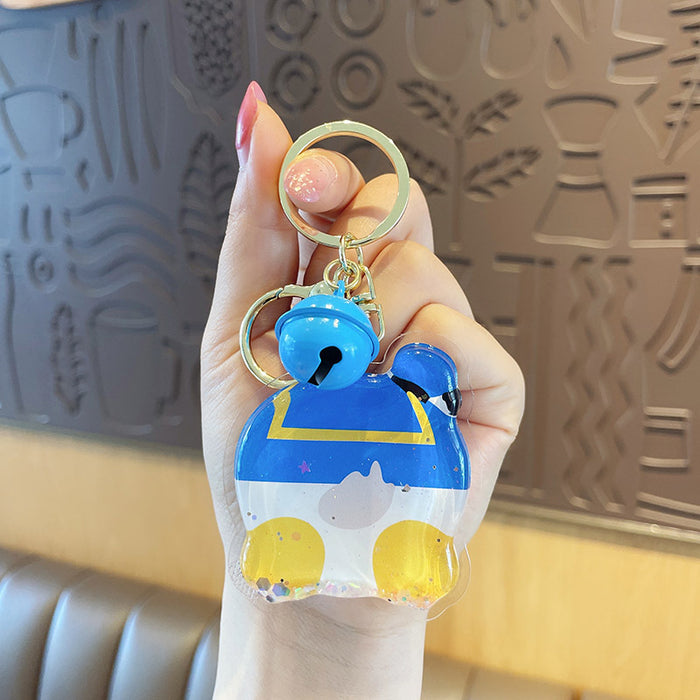 Wholesale Keychains TPU Cute Cartoon Floating Quicksand (M) JDC-KC-MXiong014