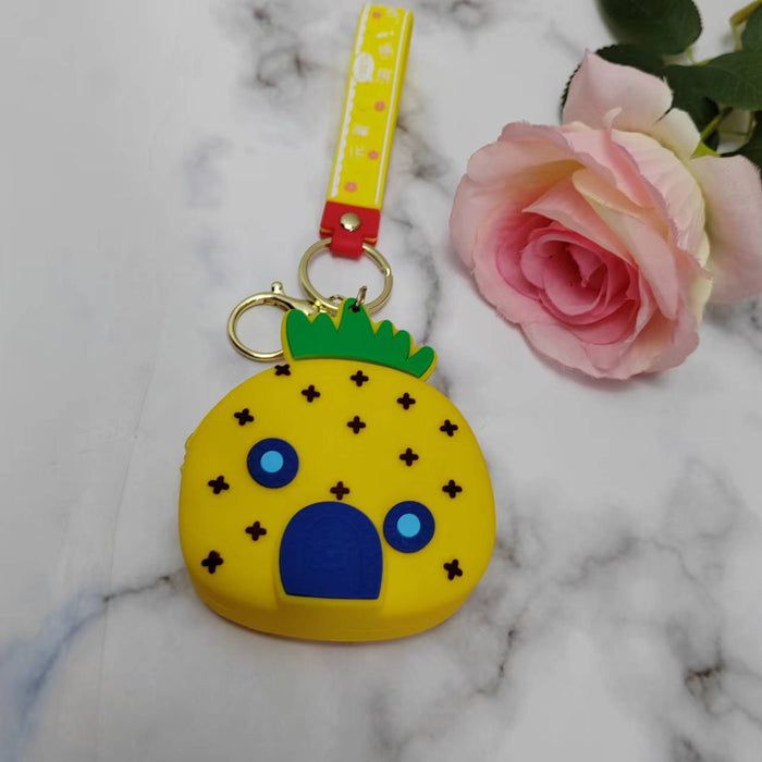 Wholesale keychain pvc cartoon cute bag accessories MOQ≥2 JDC-KC-HuaQ004