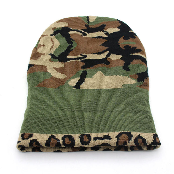 Wholesale Hat Acrylic Leopard Print Warm Pullover Hat JDC-FH-ZYe009